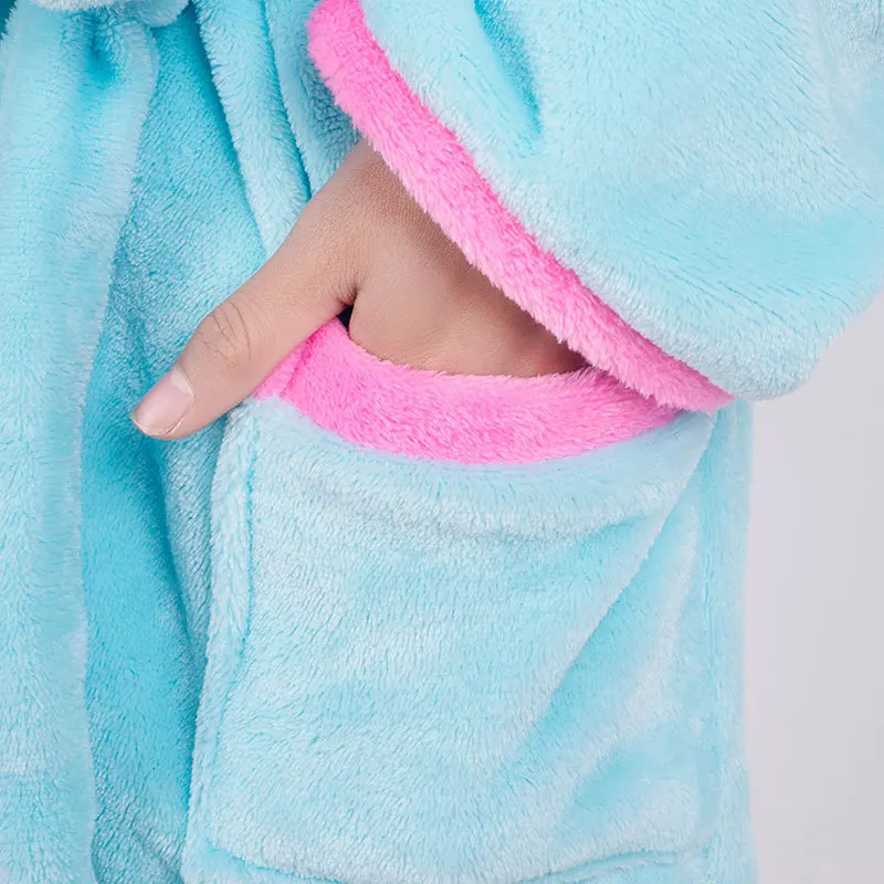 Банный халат Единорог взрослых животных фланелевая одежда для сна для женщин и мужчин халат ночная рубашка зимний унисекс панда плюшевые пижамы