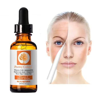 

30ml Natural Vitamin C Serum Liquid Hyaluronic Acid Essence Moisturizing Anti Aging Anti Wrinkle Serum For Skin Care Face Serum