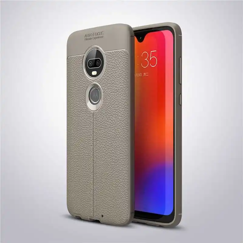 Противоударный мягкий чехол с рисунком Mokoemi для Motorola Moto G7 G6 G5s G5 Play чехол для Motorola Moto G7 G6 Plus чехол для телефона - Цвет: Gray