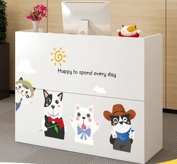 شراءبسيطة الحديثة منصة مشروبات ماكينة تسجيل المدفوعات النقدية عداد صغير متجر لبيع الملابس صالون حلاقة تصفيف الشعر كعكة متجر مكتب الاستقبال