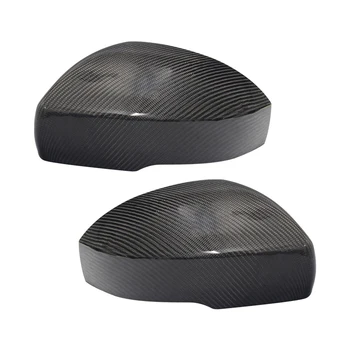 

1Pair Carbon Fiber Style Side Rearview Mirror Cover Trim Cap Fit for Land Rover Range Rover Sport Discovery 4