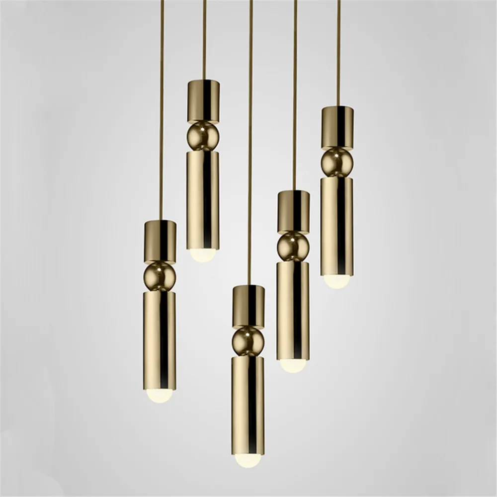 Simple Loft Decor LED Pendant Light Modern Macaroon Iron Single Head Hanging Lamp Home Lighting Fixtures Indoor Luminaire (25)