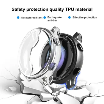 

Smartwatch Case Protector for Samsung Galaxy Watch Active, Anti-scratch Shock Resistant TPU Wristwatch Protective Watch Cases