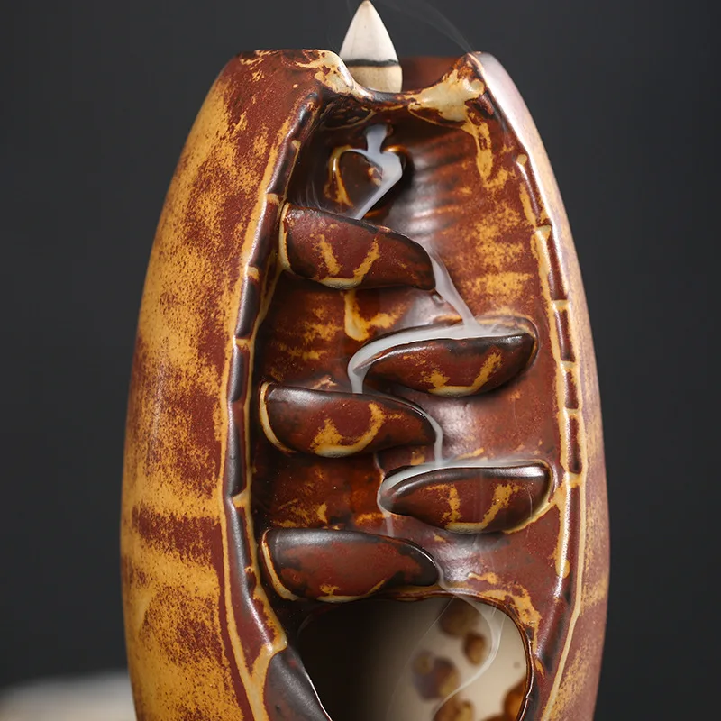 Ароматическая горелка Backflow керамическая курильница для сандалового дерева