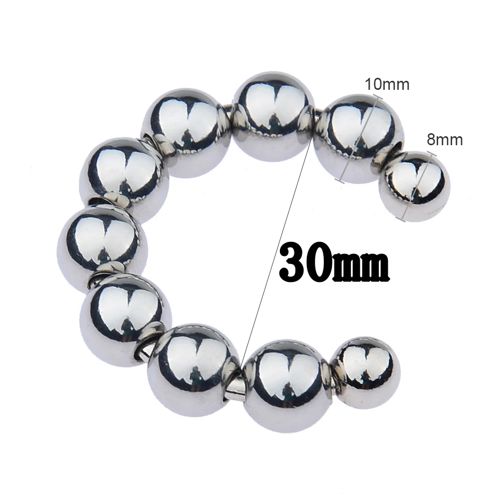 Stainless Steel Balls Ring For Men Delay And Performance_voghion.com