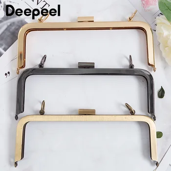 

2pcs Deepeel 20.5cm Bags Sewing Brackets Purse Frame Handles Smooth Kiss Clasp Handbag Accessory Hardware Wallet DIY Material