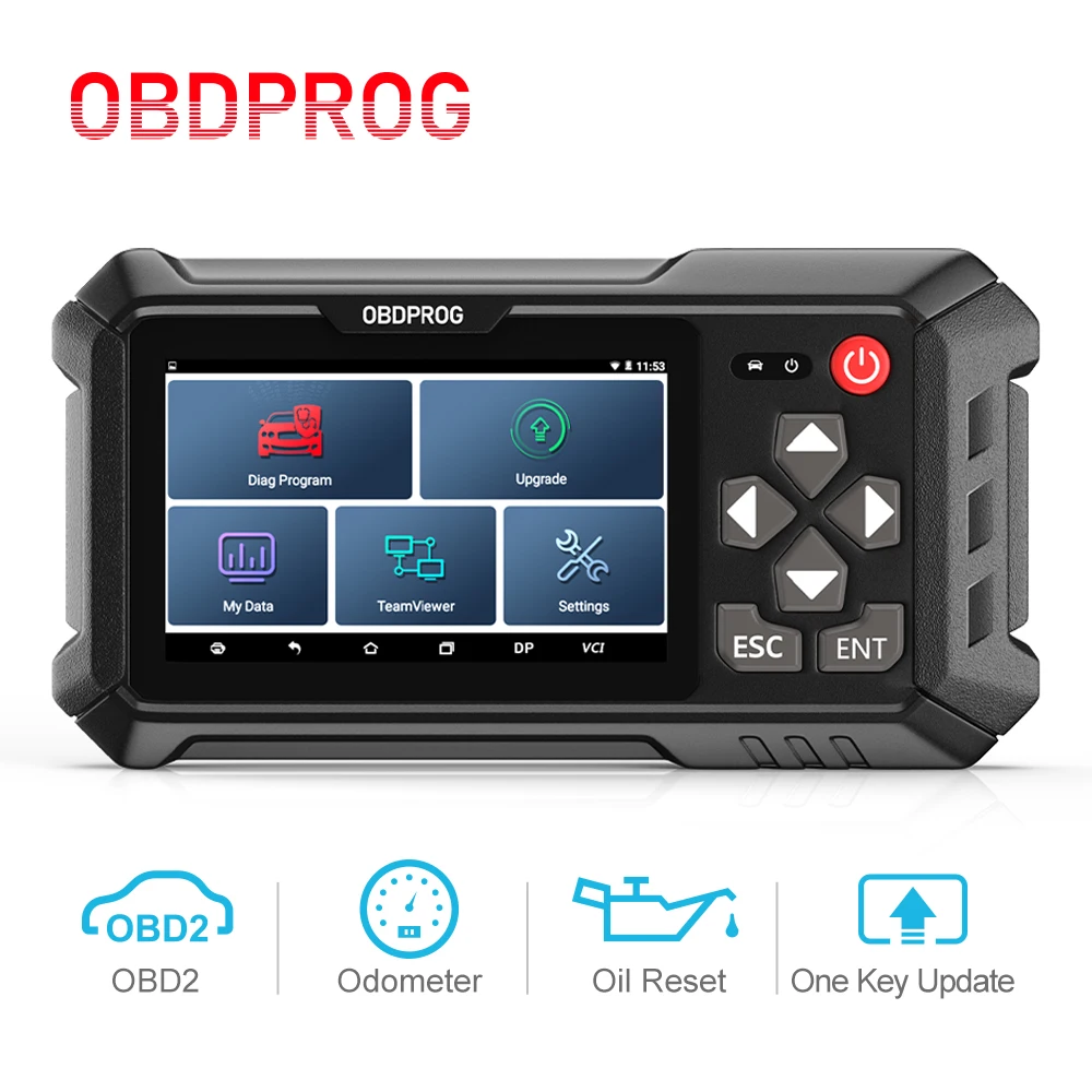 US $369.00 OBDPROG M500 Odometer Correction Professional Tool OBD2 Diagnostic Scanner Tools Oil Service Reset Mileage Adjustment For Auto