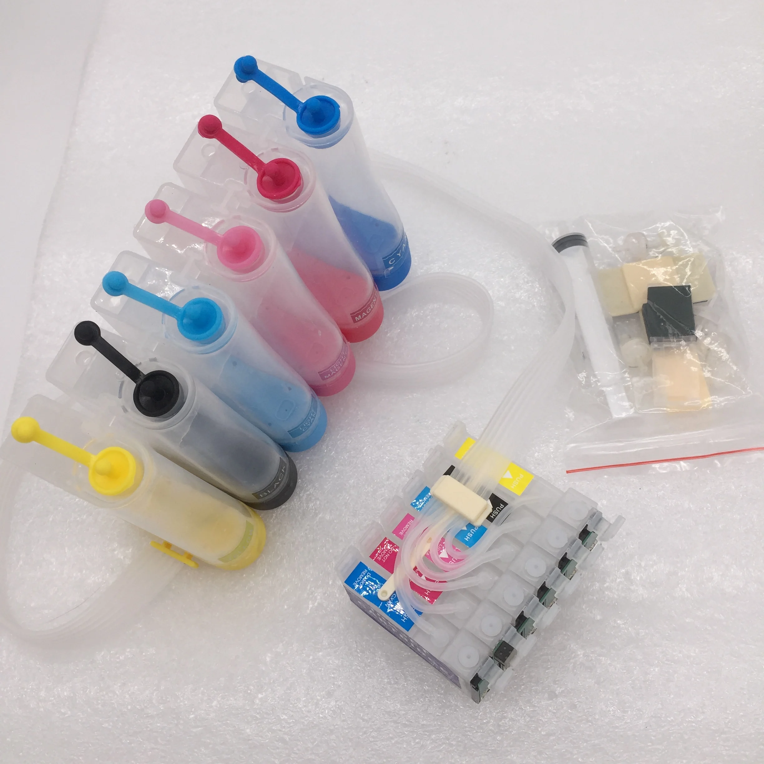 Пустые СНПЧ CIS для Epson R280 R260 R380 RX580 Artisan 50 Запчасти принтера | Компьютеры и офис