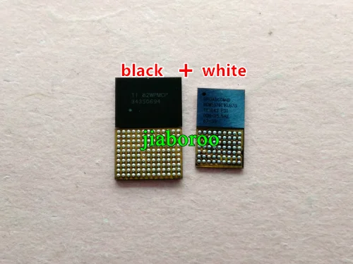 1 пара (2 шт.) белый + черный сенсорный дигитайзер экрана ic чип для IPHONE 6 6plus U2402 343S0694
