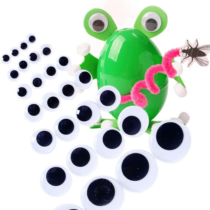 700 шт., самоклеющиеся гигантские Wiggly Googly Eyes для творчества, игрушки для рукоделия, Детские ручные Скрапбукинг, товары для рукоделия