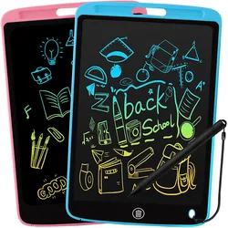 Lcd escrita tablet 10 Polegada apagável colorido doodle placa de desenho tablet almofada para crianças aprendendo viagem educacional presente brinquedo