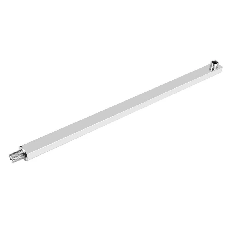 

40 Cm Square Shower Arm Extension Arm Wall Mount For Rain Shower Head Shower Rod Rainfall Shower Head Arm Chrome