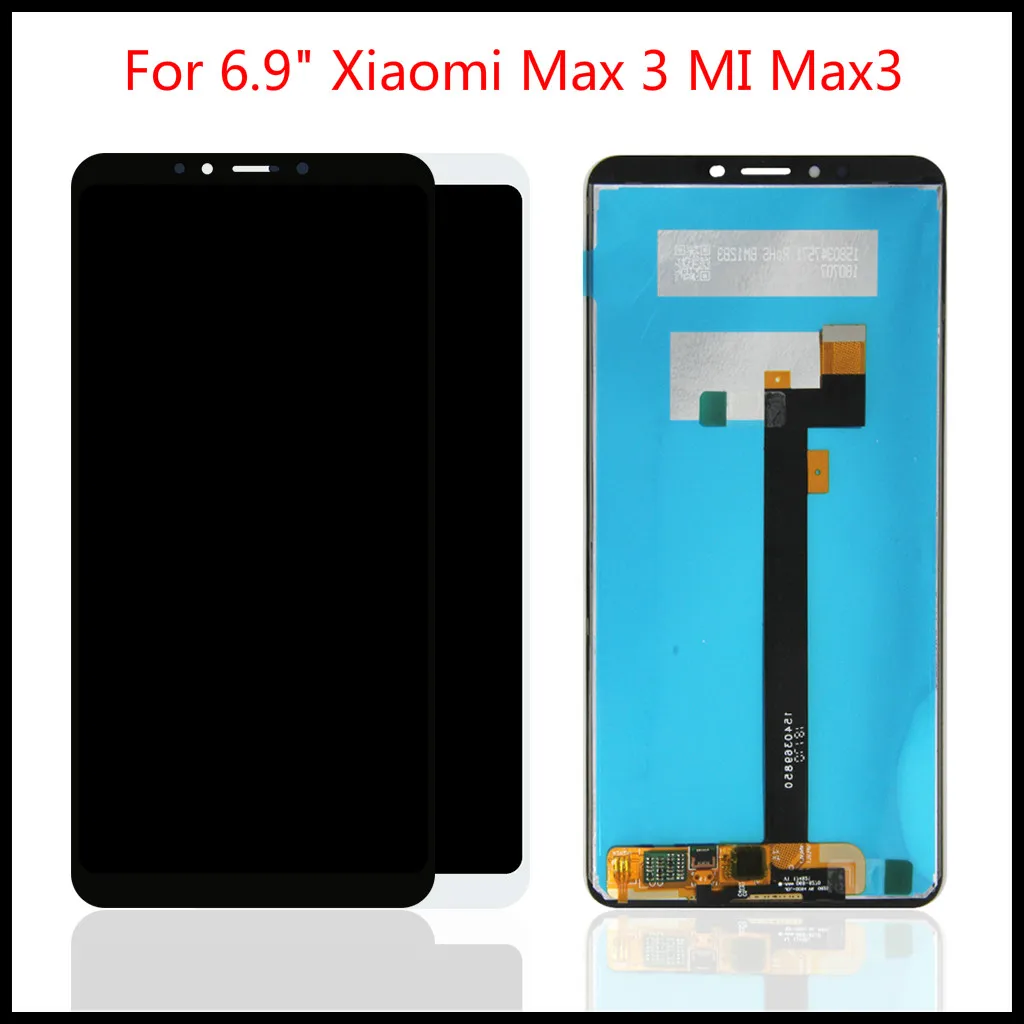 

Perfect quality For 6.9" Xiaomi Max 3 MI Max3 LCD Screen Display With Frame Touch Panel Digitizer For Xiaomi Mi Max 3 Display