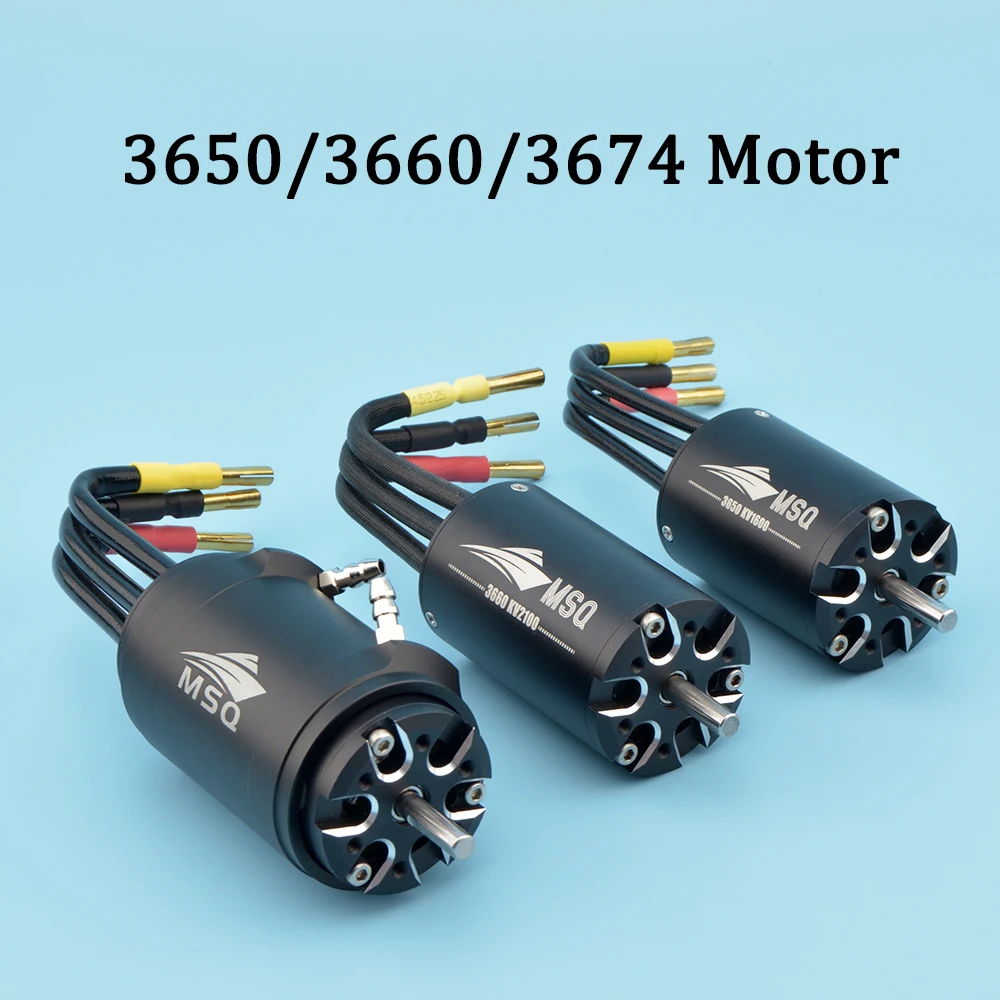 Высокоскоростной бесщеточный двигатель MSQ 3650/3660/3674 KV1600/1650/2000/2100/2200/2800/3400/3500 4