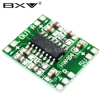 

5PCS PAM8403 Super mini digital amplifier board 2 * 3W Class D digital amplifier board efficient 2.5 to 5V USB power supply