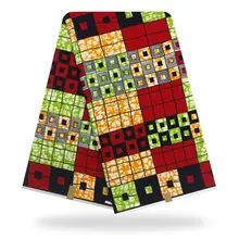 Горячая Гарантированная настоящая голландская восковая печать хлопок настоящий воск африканская Анкара Ткань 6 ярдов для платья Y90814-23