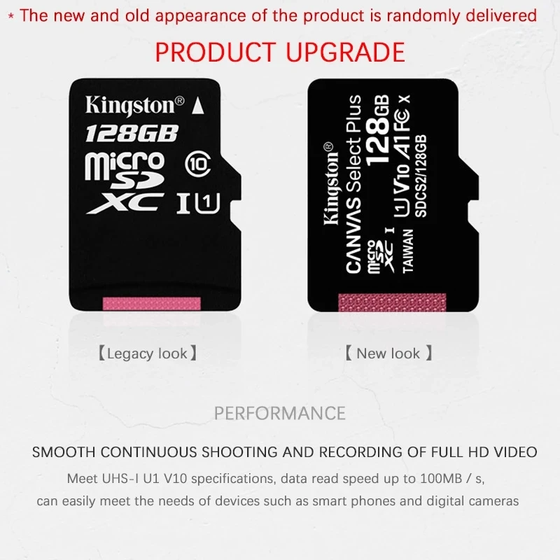 Kingston Canvas Select Plus Microsd Card Class10 Carte Sd Memoria