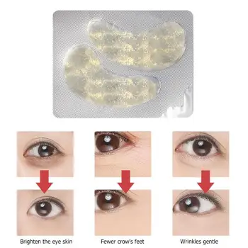 

5 Pair Moisturizing Anti-aging Gold Collagen Eye Mask Eye Patches Anti-Puffiness Dark Circle Puffiness Eye Care Tool Gel Eye Pad