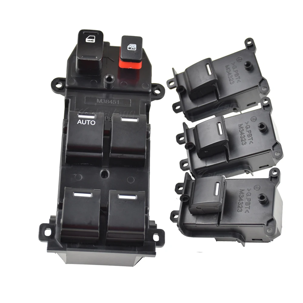 4pcs Car Power Window Master Switch Control Button 35750swak01 35760