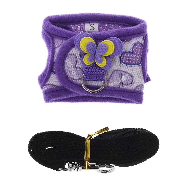 

Hamster Harness Vest Adjustable Leash Set for Guinea Pig Chinchilla Mice Rat Ferret Small Animal Accessories