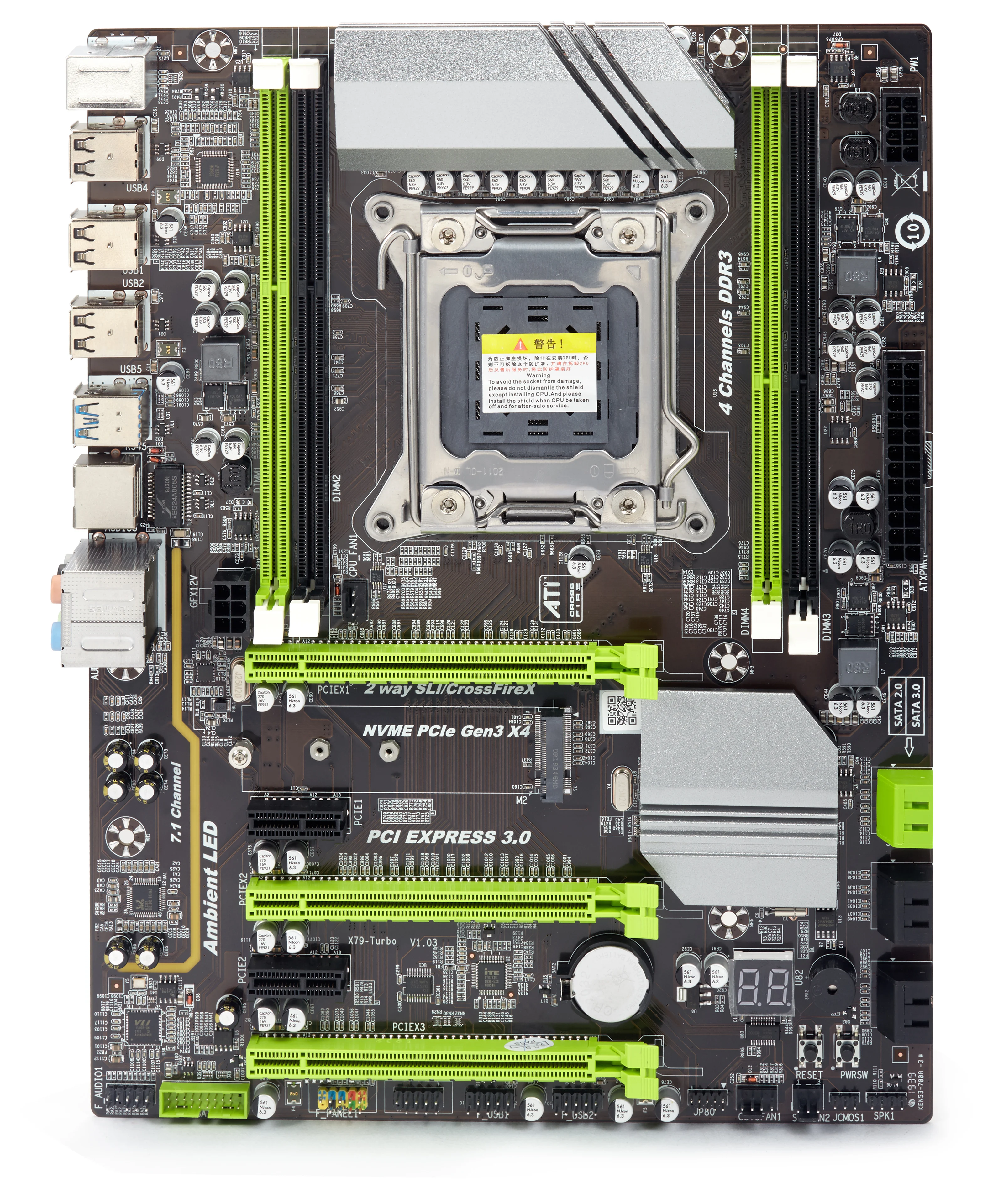 Для Intel planform настольная материнская плата новая X79 плата LGA 2011 поддержка процессора 64 ГБ DDR3 REG ECC Серверная плата памяти x 79 mining