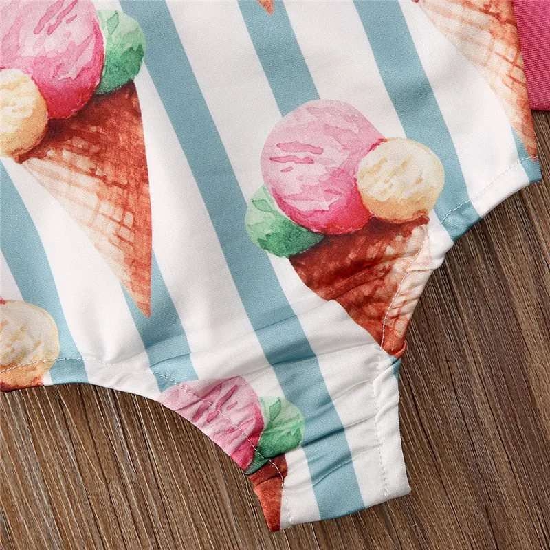 Fashion Baby Girl Ruffle Swimwear Summer Sleeveless Backless Swimsuit 2020 new One-piece Bathing Suit Summer Clothes Top Bikini