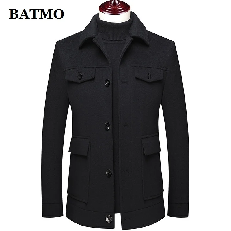 BATMO 2020 new arrival autumn&winter high quality wool casual jackets men,men's wool coat,plus-size M-4XL M72001 BATMO 2020 new arrival autumn&winter high quality wool casual jackets men,men's wool coat,plus-size M-4XL M72001