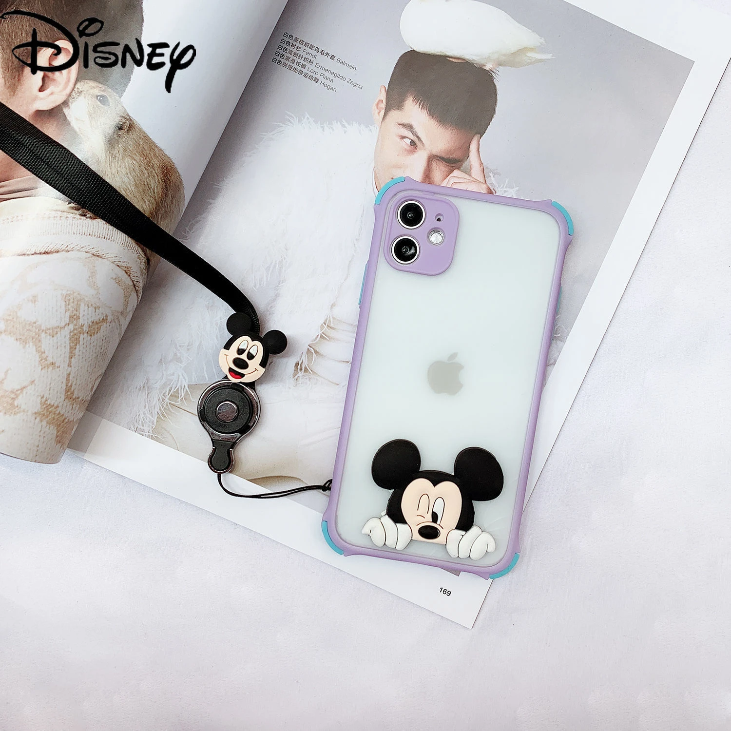 Disney Cute Mickey Minnie Original Phone Case For Iphone 6s 7 8p X Xr Xs Xsmax 11 12pro 12min Phone Case Cover For Iphone 6p 6sp Mouse Pads Aliexpress