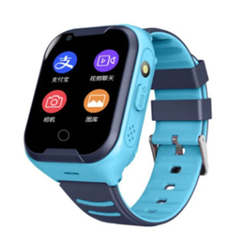 Robotsky A36E smart kids watch 4G IP67 waterproof Wifi GPS SOS Smart Watch Alarm Clock Camera Baby Watch VS Q50 Q90 - Цвет: Синий