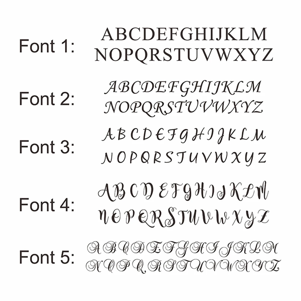 12个一样的名字缩写（字体）