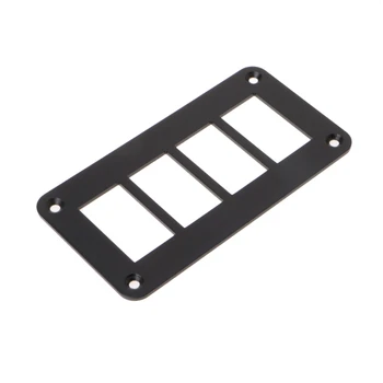 

Aluminum Rocker Switch Panel 2/3/4/6 Way Housing Holder For Car Boat Auto Parts E7CA