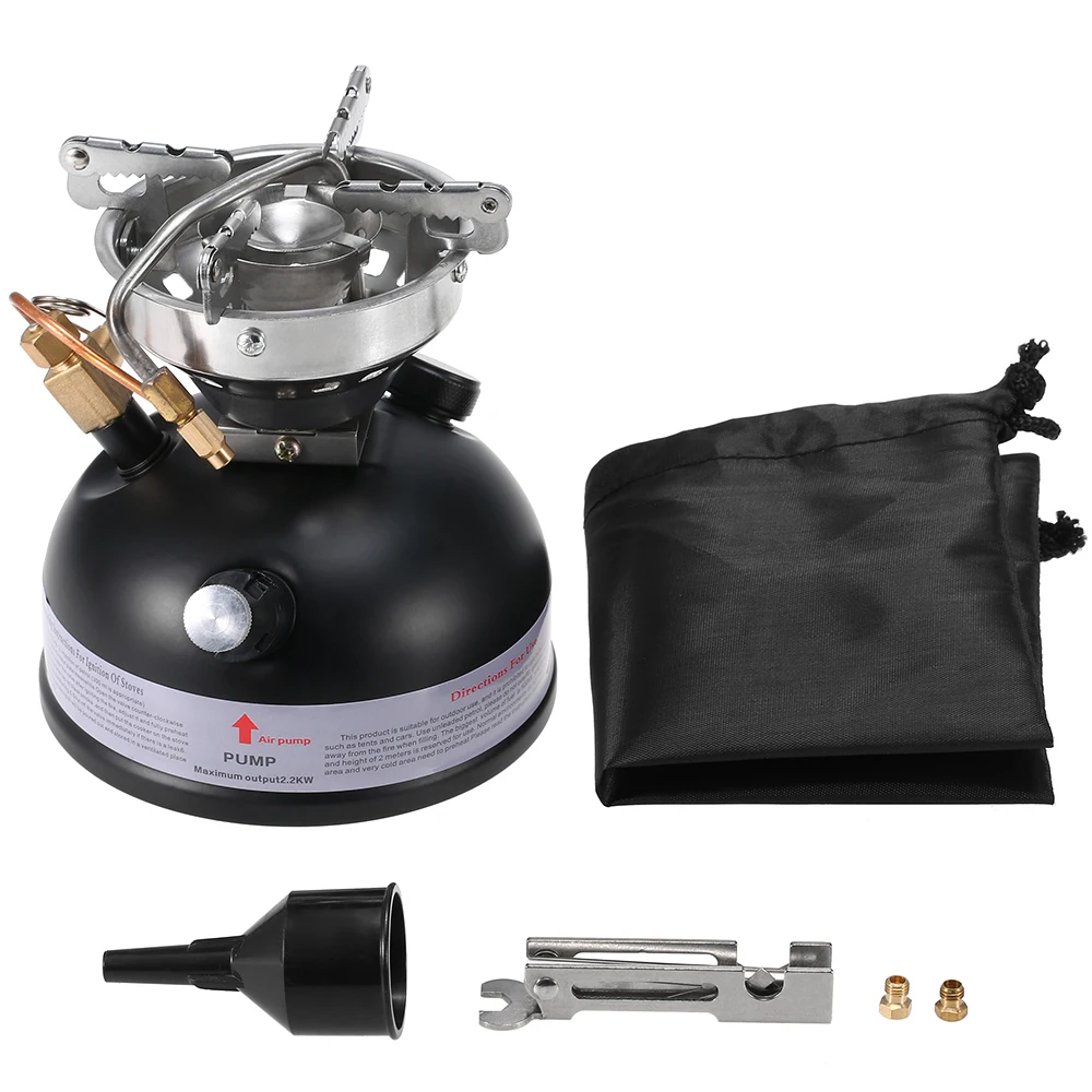 

Hot New Portable Mini Gasoline Stove Outdoor Camping Stove Liquid Fuel Alcohol Diesel Oil Stove Multi Fuel Camping Burner