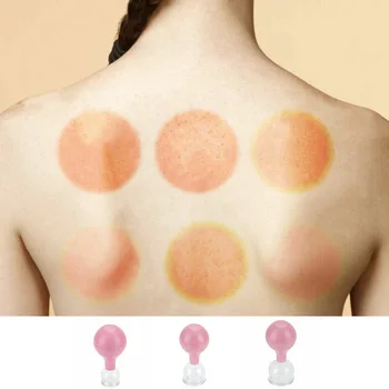 

Vacuum Ball Glass Exclude Moisture Silicone Family Facial Body Massage Therapy Tool