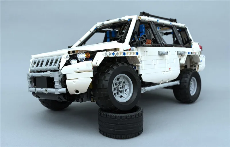 Technic Toyota Motor Land Cruiser RC SUV набор деталей для кирпича MOC 5551 Строительные блоки Набор