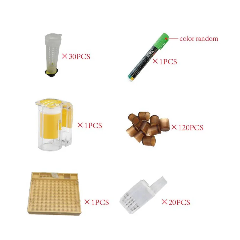 

Beekeeper Tool Set Cell Cups Queen Rearing System Queen Bee Marker Beekeeping Equipment Bee Keeping