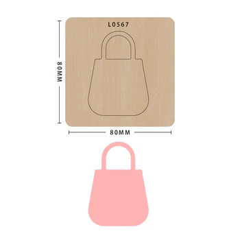 

Stamp die-cut Bag decoration clear stamps and dies for card making cutting knife mould Suitable for big shot sizzix machines