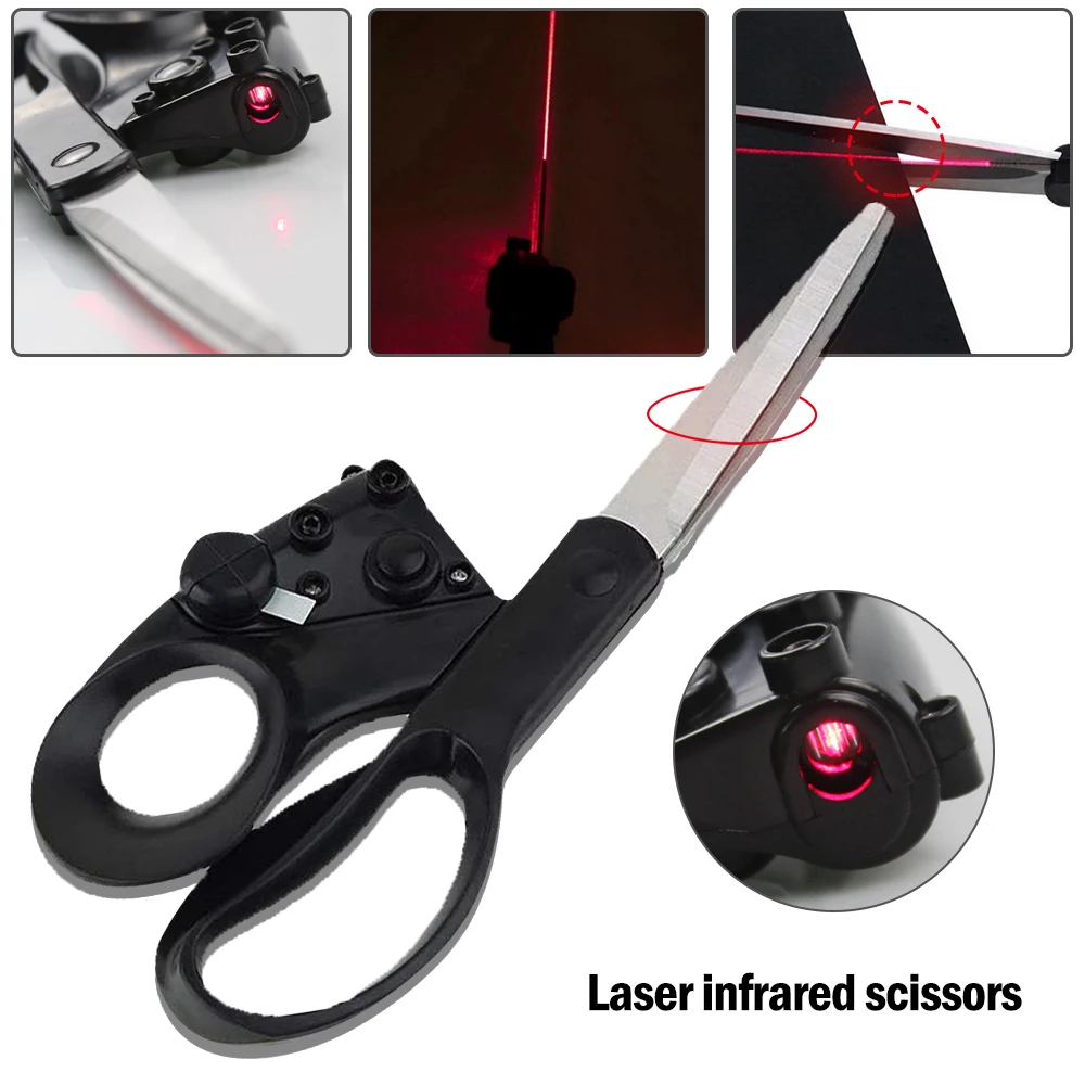 

Professional Guided Scissors For home Crafts Wrapping Gifts Fabric Sewing Straight Fast Scissor Shear