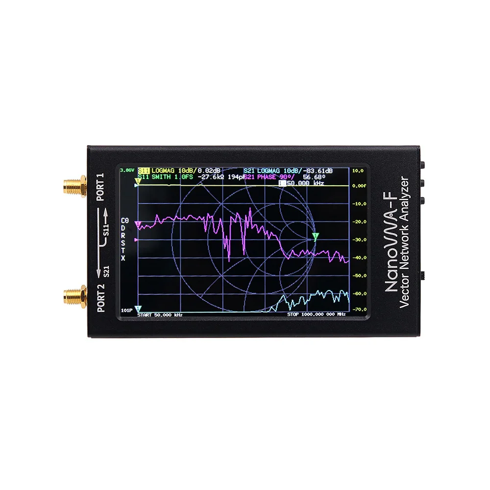 Векторный анализатор сети NanoVNA F антенны 10K 1500 МГц 4 3 дюйма версия программного