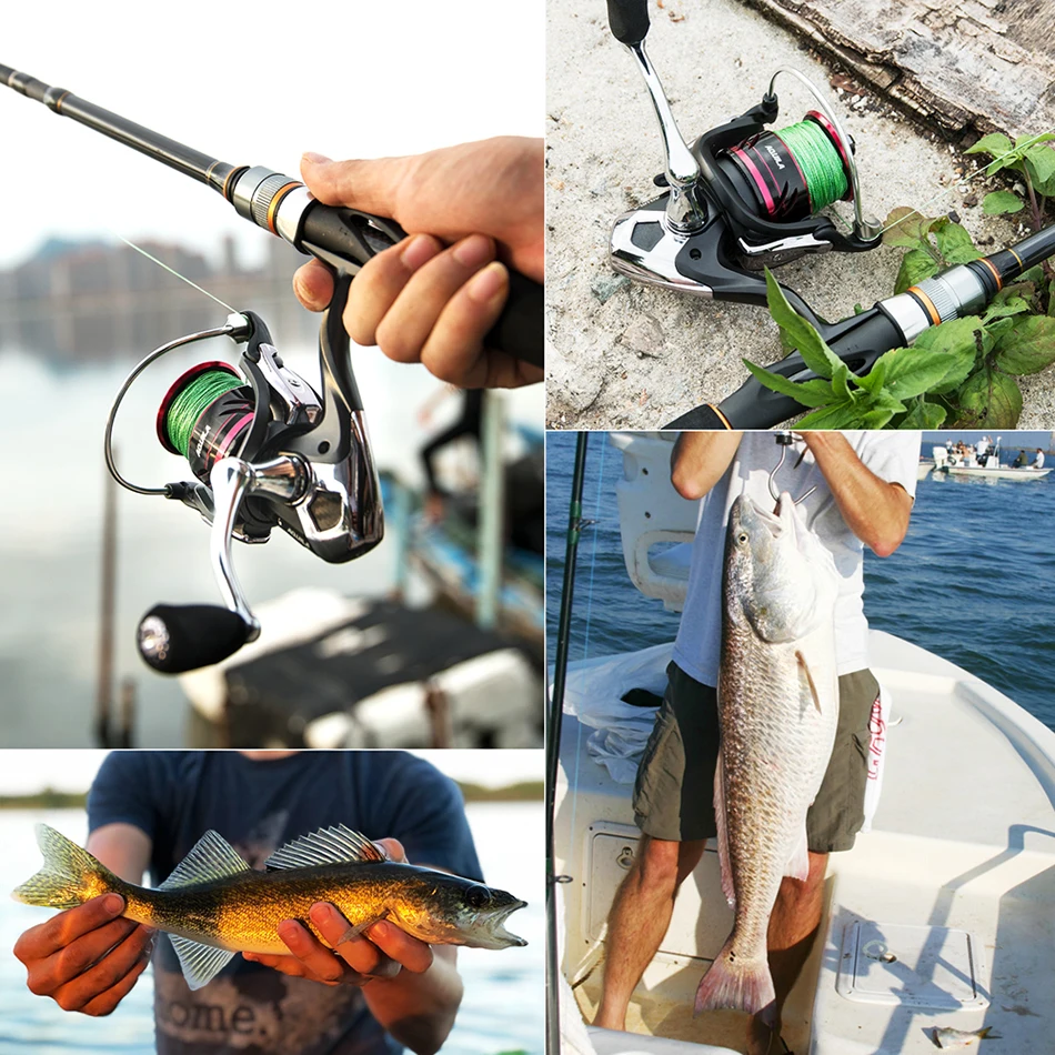Vara de Pesca Carretel de Alumínio m com 2000 Goture Girando Combo Grupo 1.8 m - 2.1 2.4 3.0 3.6 3000 4000 Série Cnc Spinning Reel Fishing Kit 14 3.0 M 3.6 M Com 2000 3000