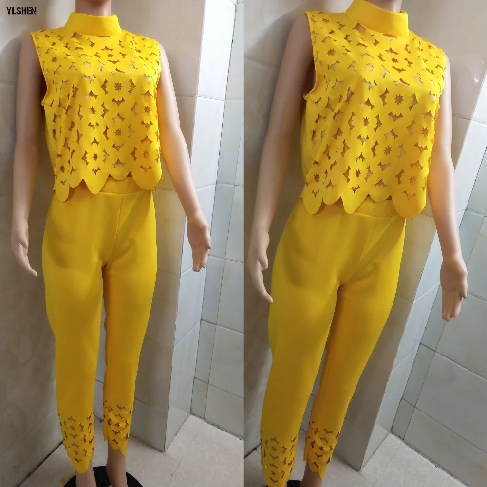 Two Piece Set African Dresses for Women Dashiki Fashions Ensemble femme 2 Pieces Suit Clothes 2019 Bazin Robe Africaine Clothing 05