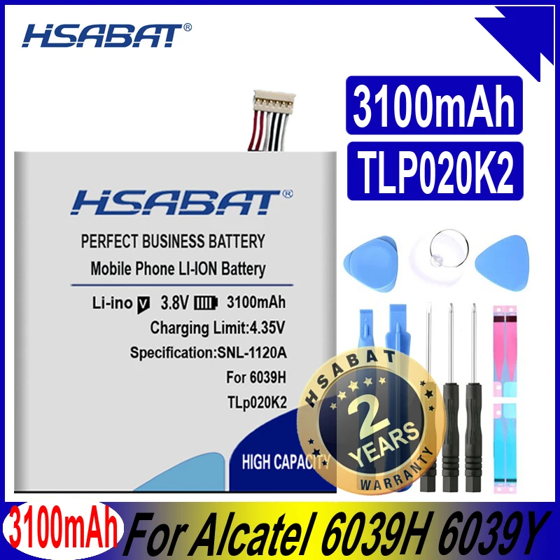 HSABAT TLp020K2 2400mAh высококачественные литий ионные аккумуляторы для мобильных