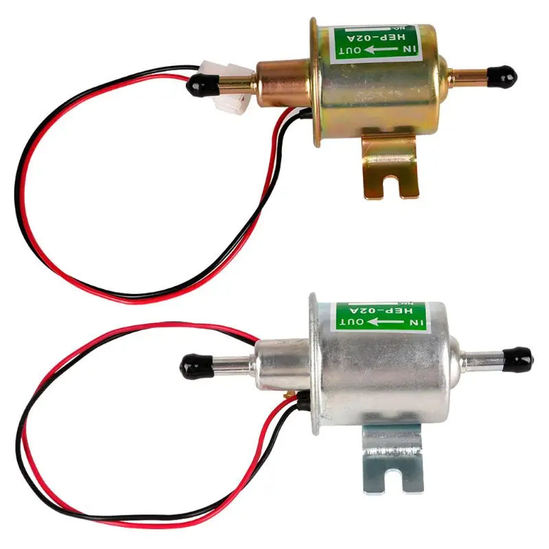 

HEP-02A New Gas fuel pump Inline Low Pressure electric fuel pump 12V