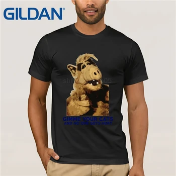 

Alf Gimme Your Cats Funny 80s TV Alien Fan T Shirt Clothes Popular T-Shirt Crewneck 100% Cotton Tees Vintage Crew Neck