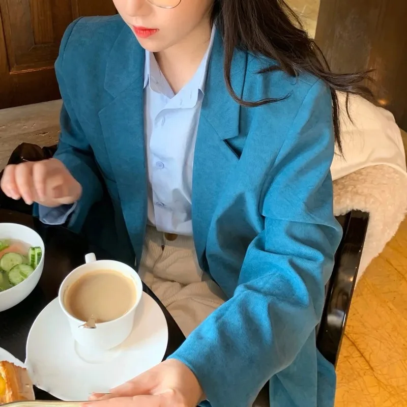 2020 fashion fried street small suit spring and autumn jacket women all-match