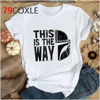 

Baby Yoda Mandalorian T Shirt Men/women Aesthetic Star Wars T-shirt Funny Moive Graphic Tees Men Tshirt Male 80s 90s Top