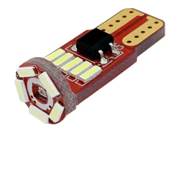 

5PCS T10 4014 15smd extremely bright led decoding width lamp license plate light highlight reading light car stepless lights