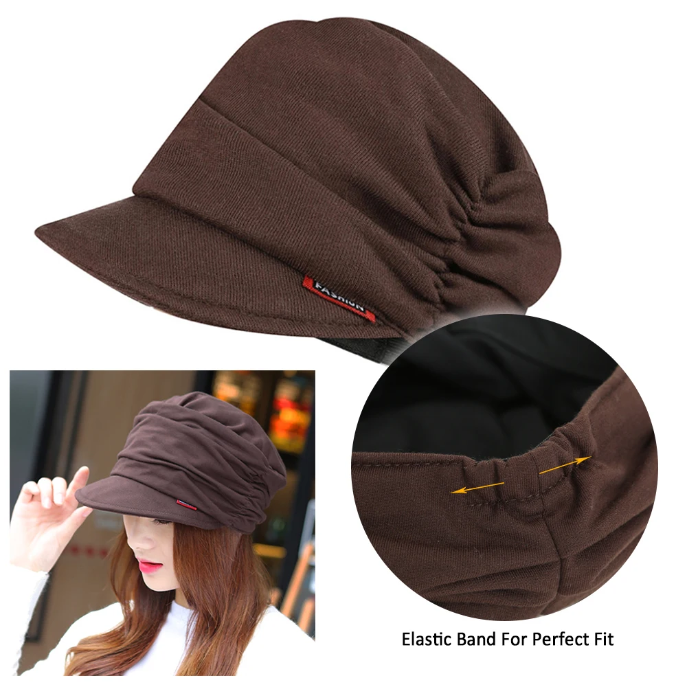 beanie hats with a brim