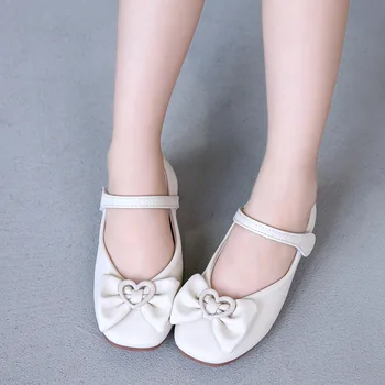 

Spring Autumn Girls Shoes Kids Flower Princess Shoes Party and dance Soft bottom single Shoes Girls Casual Leather Shoes 3-15T