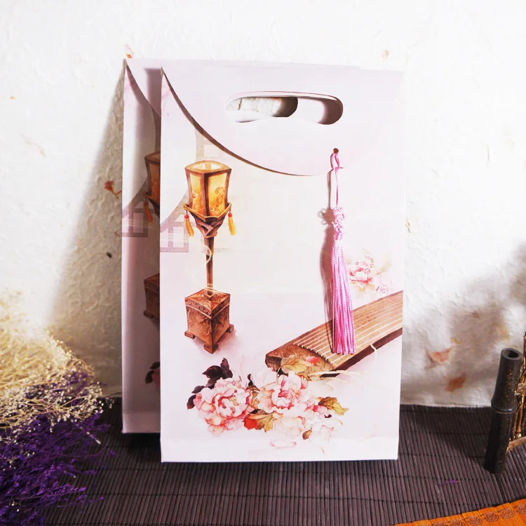 

Sui yue fang Beautiful Chinese-style Classical Decoration Trash Gift Bag Packing Bags with Small China Antique Style Gift Bag