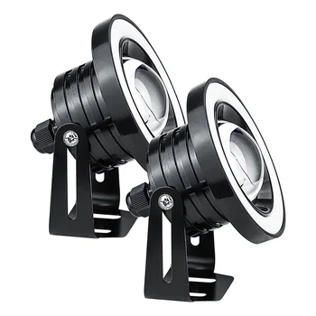 

Halo Angel Eye bulb Ring Replacement With Mounting Brackets 2pcs 3inch